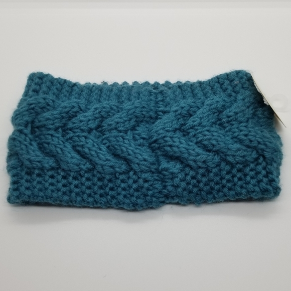 NWT Britt's Knits headband headwarmer teal peacock color - Picture 2 of 4